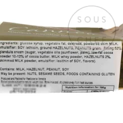 Crunchy Cannoli with Gianduja Cream, 200g