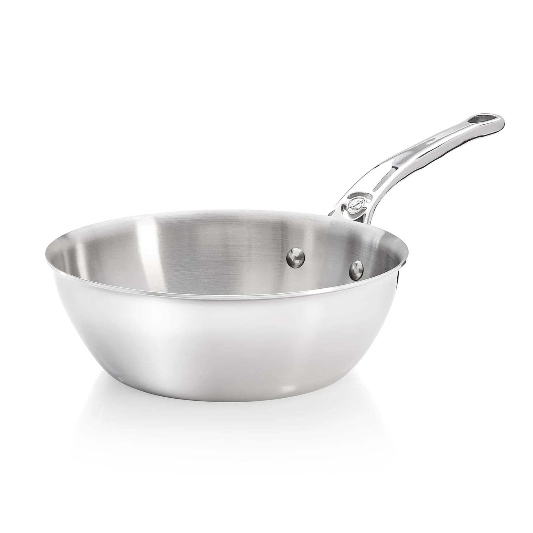 De Buyer Affinity Stainless Steel Curved Saute Pan