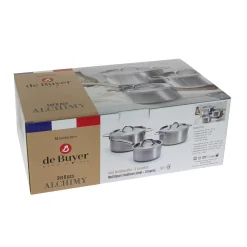 De Buyer Alchimy 3 Piece Cookware Set with Lids