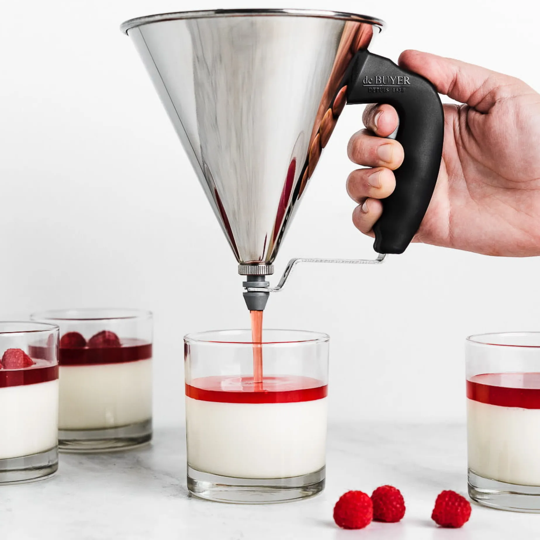 De Buyer Kwik Mini Piston Funnel