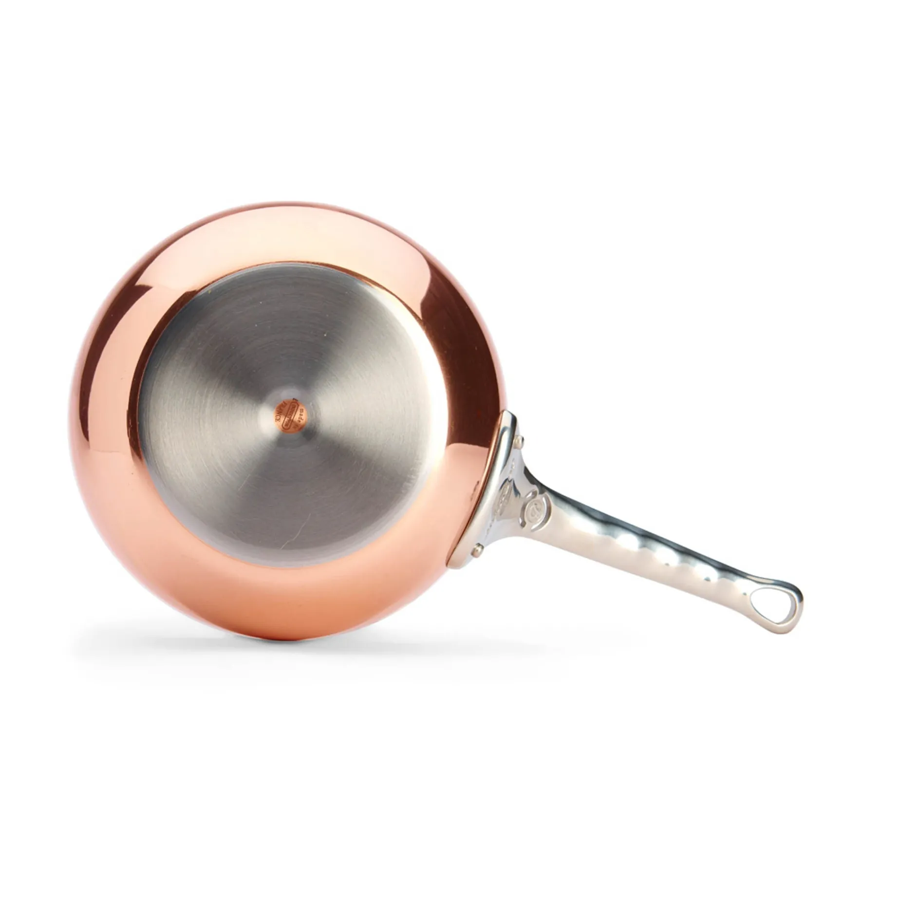 De Buyer Prima Matera Induction Copper Saucier with Stainless Steel Handle, 20cm
