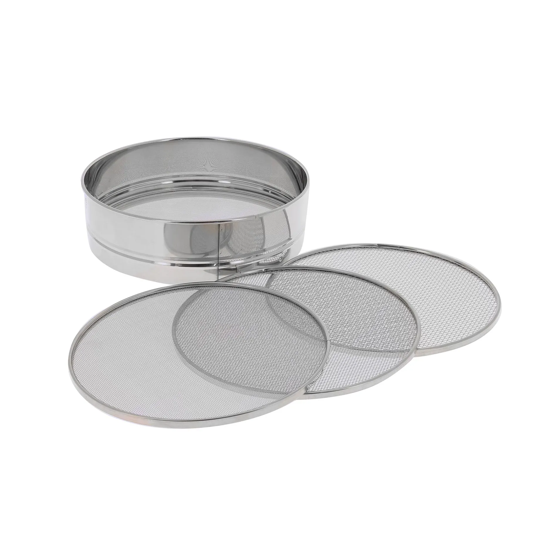 De Buyer Stainless Steel Sieve with Interchangeable Mesh