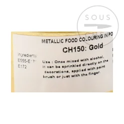 Deco Relief Edible Gold Shimmer Dust, 25g