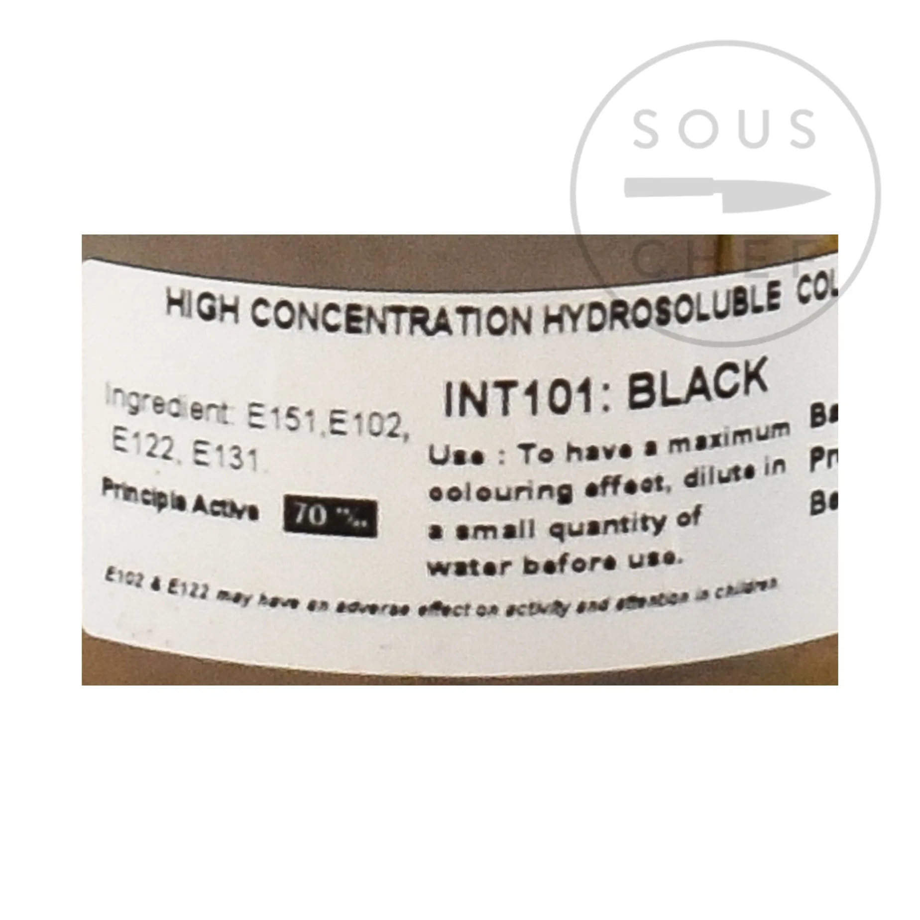 Deco Relief Intense Black Food Colour, 50g