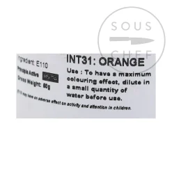 Deco Relief Intense Orange Food Colour, 50g