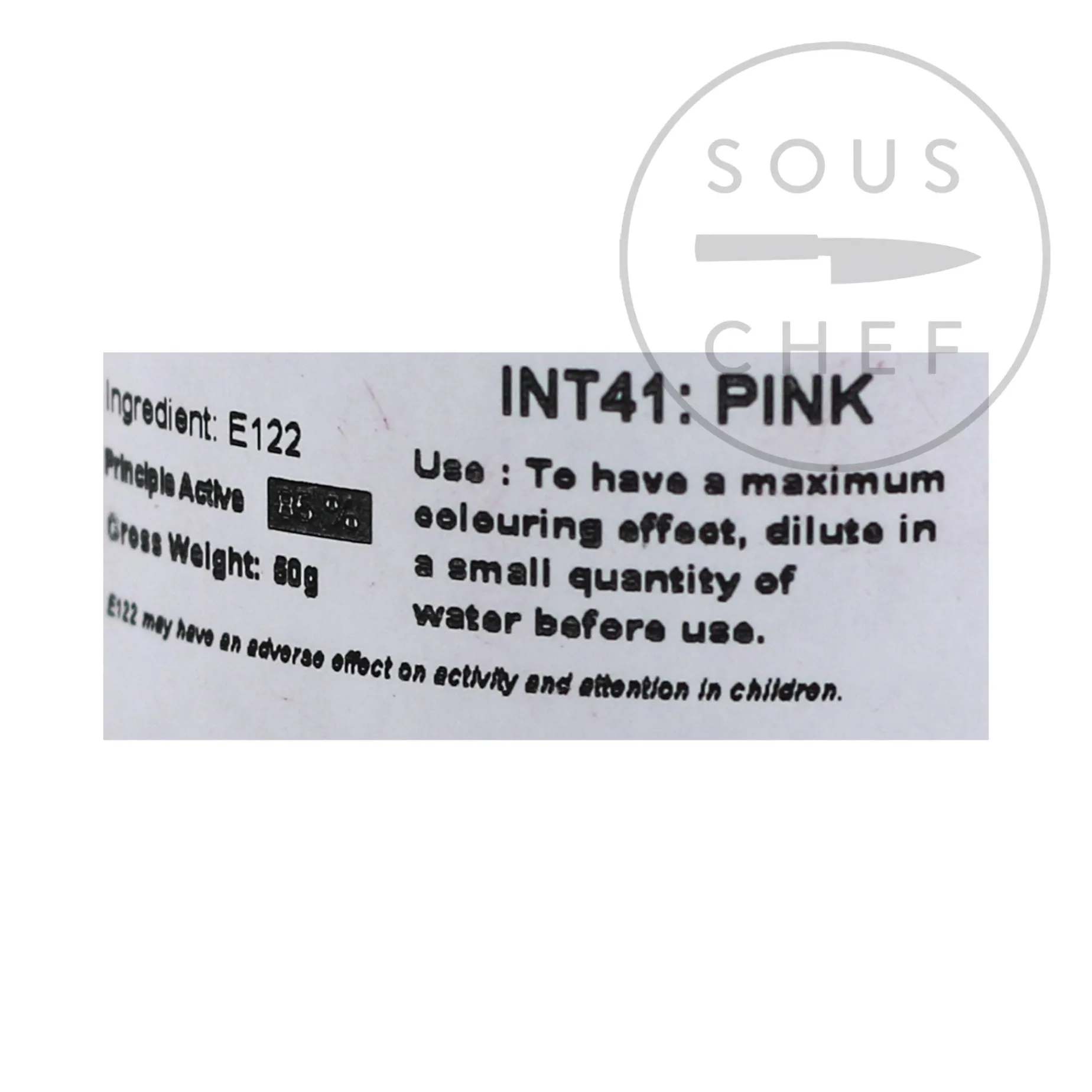 Deco Relief Intense Pink Food Colour, 50g