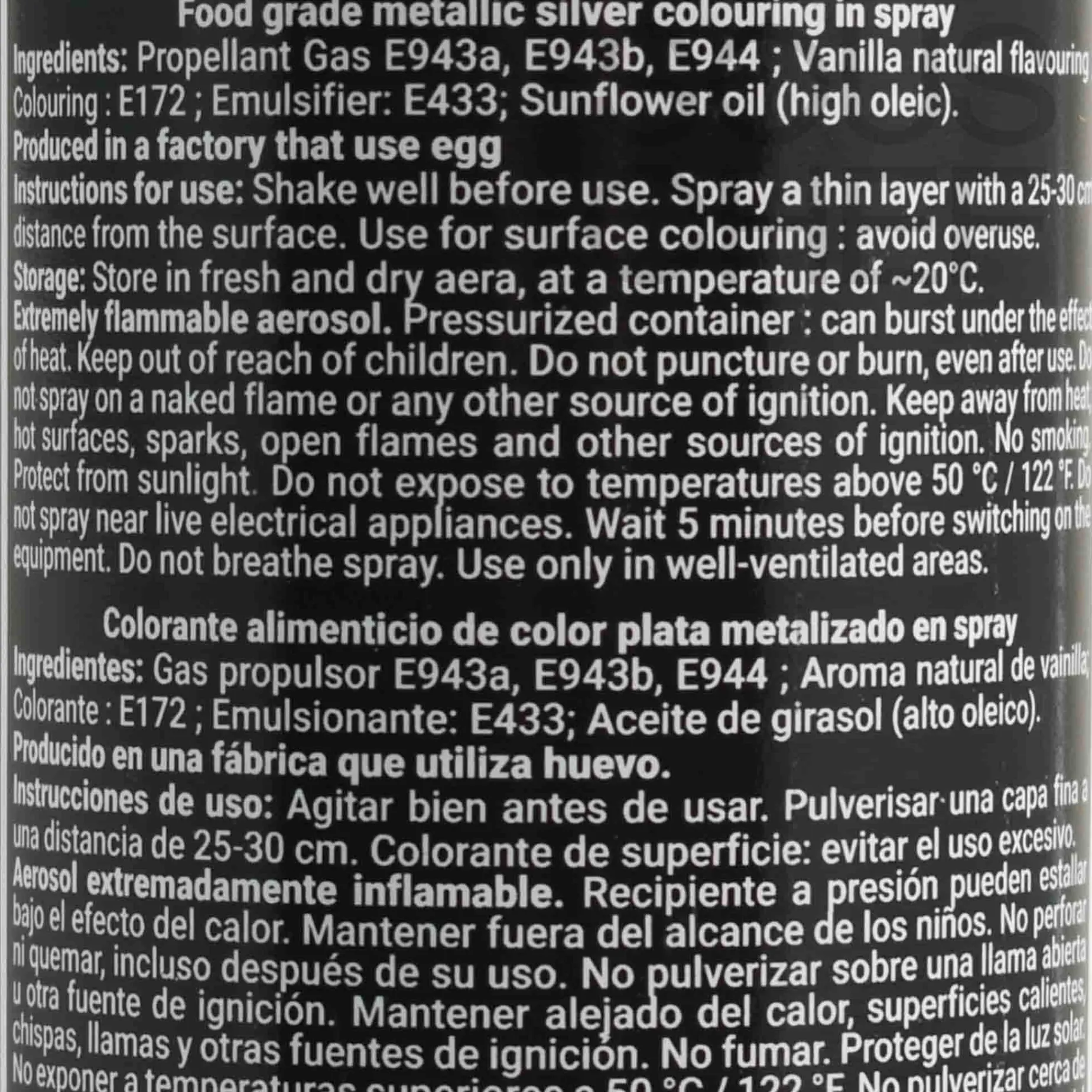 Deco Relief Metallic Silver Spray, 300ml