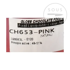 Deco Relief Natural Pink Gloss Food Colour For Chocolate, 20g