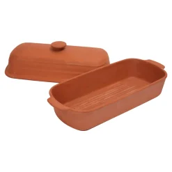 Dexam Terracotta Bread Baker with Lid, 31cm