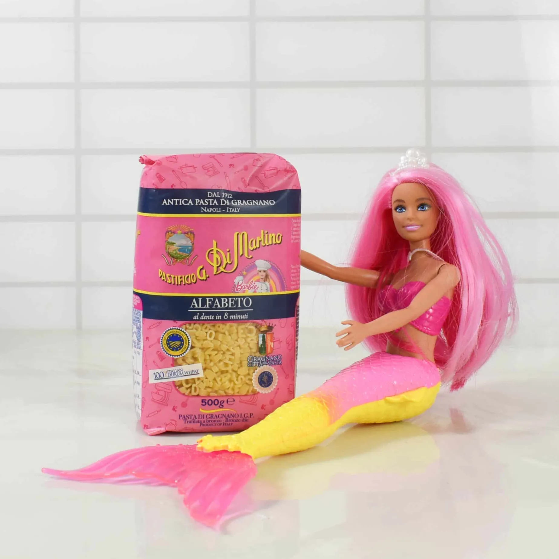 Di Martino Barbie Alfabeto Pasta, 500g