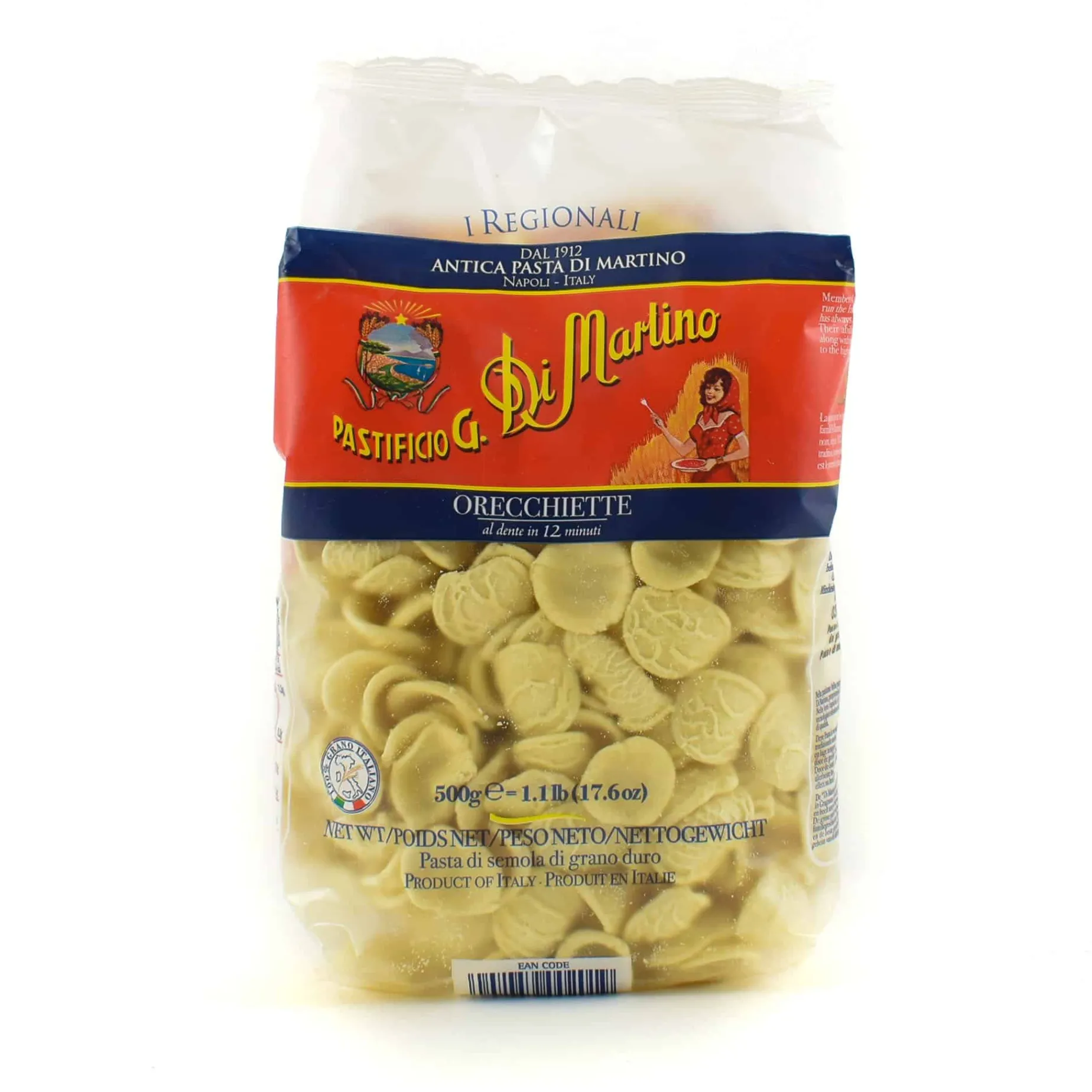 Di Martino IGP Gragnano Orecchiette, 500g