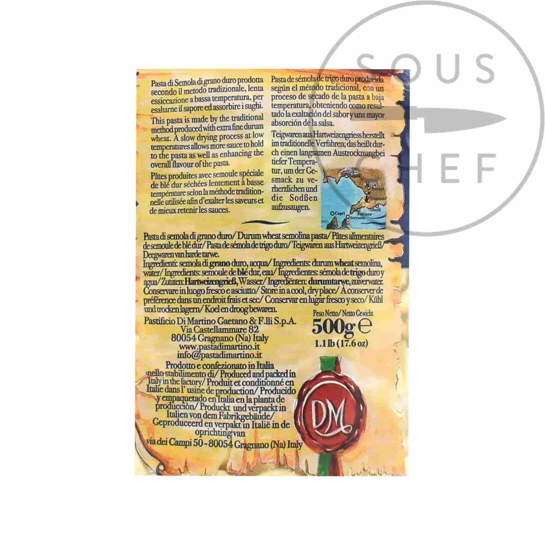 Di Martino IGP Gragnano Orecchiette, 500g