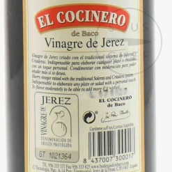 Dios Baco El Cocinero Sherry Vinegar, 750ml