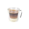 Double-Walled Borosilicate Glass Small Coffee Cup, 120ml