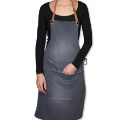 Dutchdeluxes Canvas BBQ Apron in Washed Grey