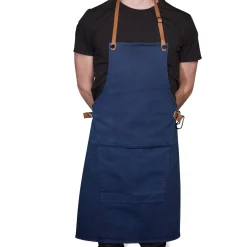Dutchdeluxes Canvas BBQ Apron in Dark Blue