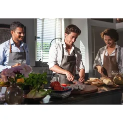 Dutchdeluxes Canvas BBQ Apron in Dark Blue