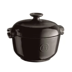 Emile Henry Black Rice Cooking Pot, 2.5 Litre