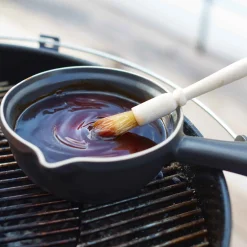 Emile Henry Limited Edition Black BBQ Sauce Pot, 1.1 Litre