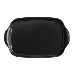 Emile Henry Limited Edition Black BBQ Grill Dish, 42.5x27.5cm