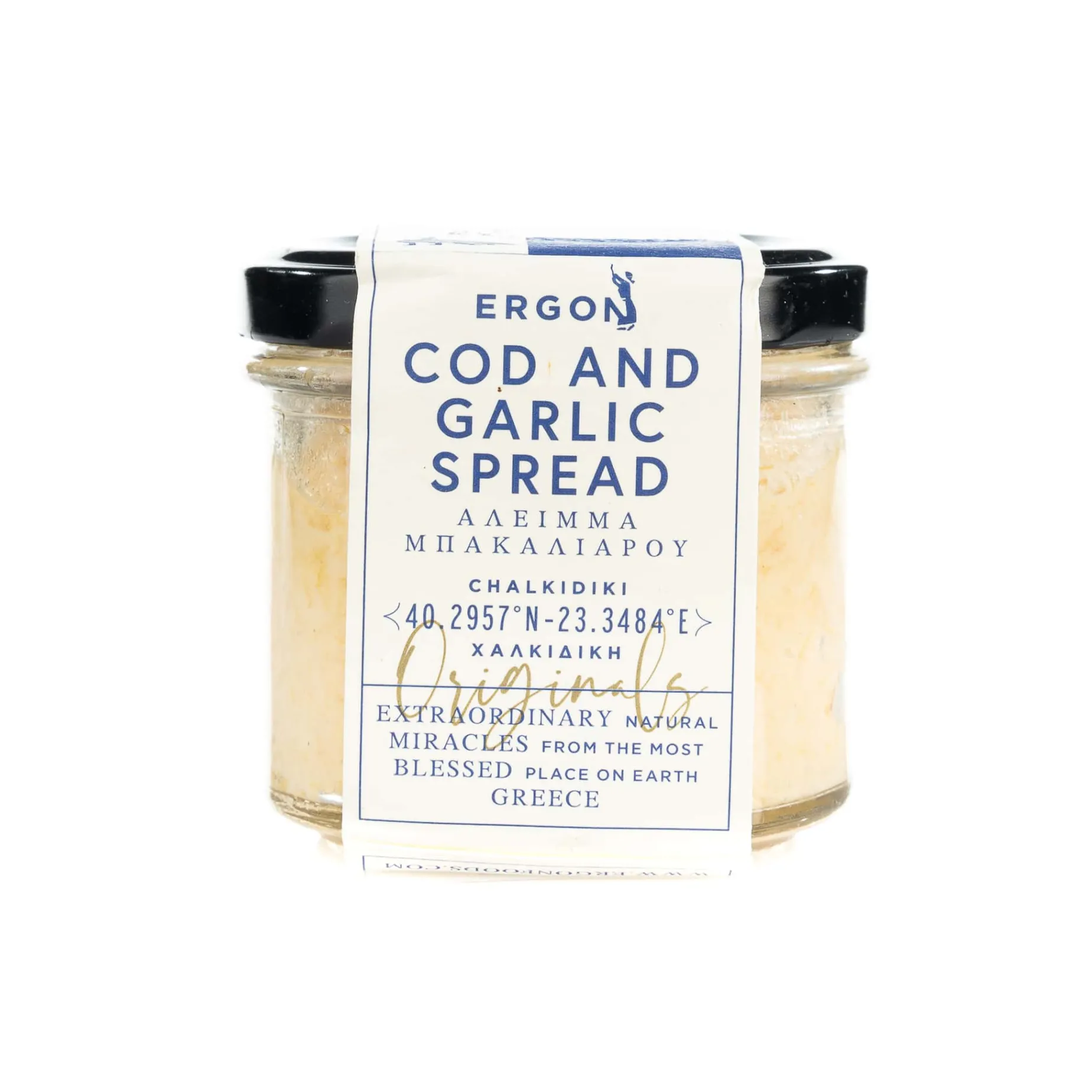 Ergon Originals Greek Cod & Garlic Spread, 90g