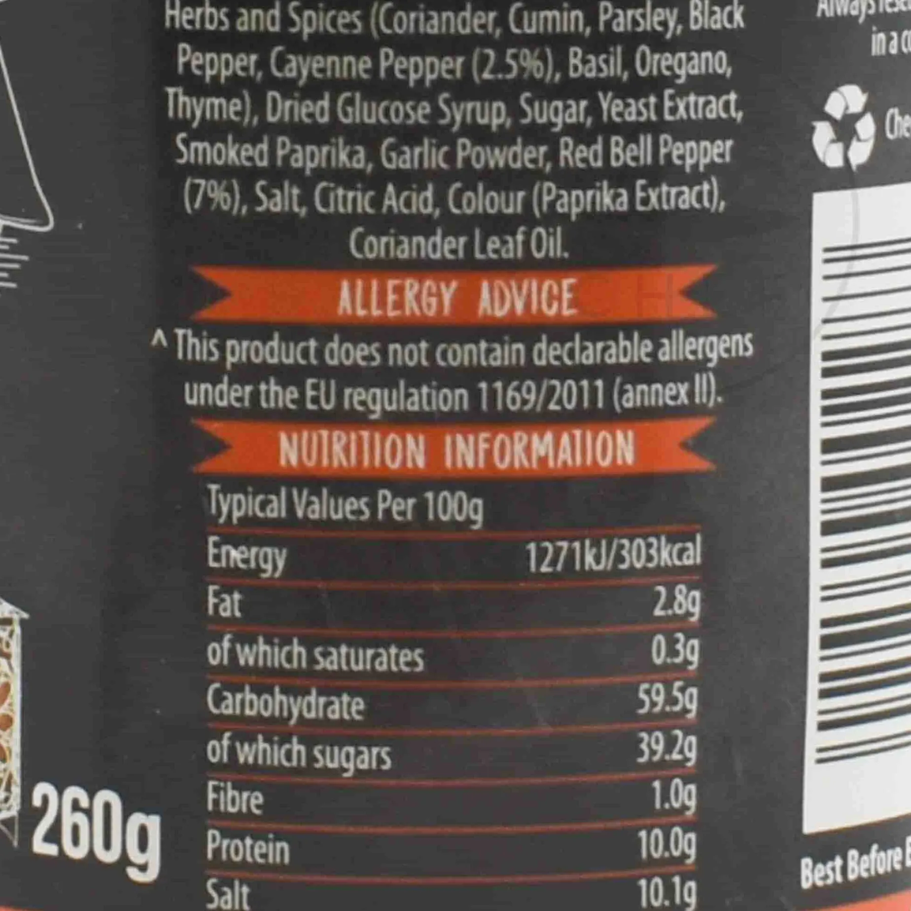 Essential Cuisine Street Food Zesty Chermoula Seasoning, 260g