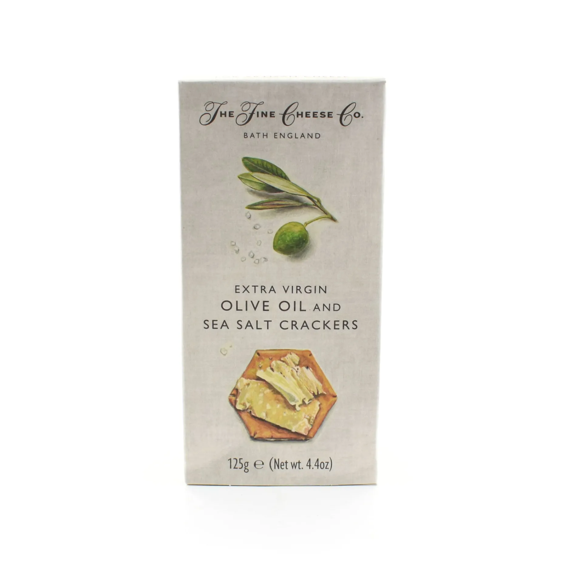 Extra Virgin Olive Oil & Sea Salt Crackers, 125g