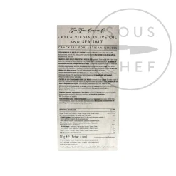 Extra Virgin Olive Oil & Sea Salt Crackers, 125g