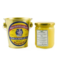 Fallot Dijon Mustard In Gift Metal Bucket, 450g