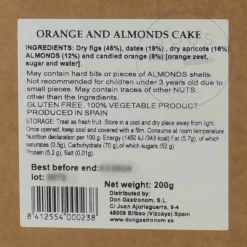 Fig, Orange & Almond Dried Fruit Cake, 200g