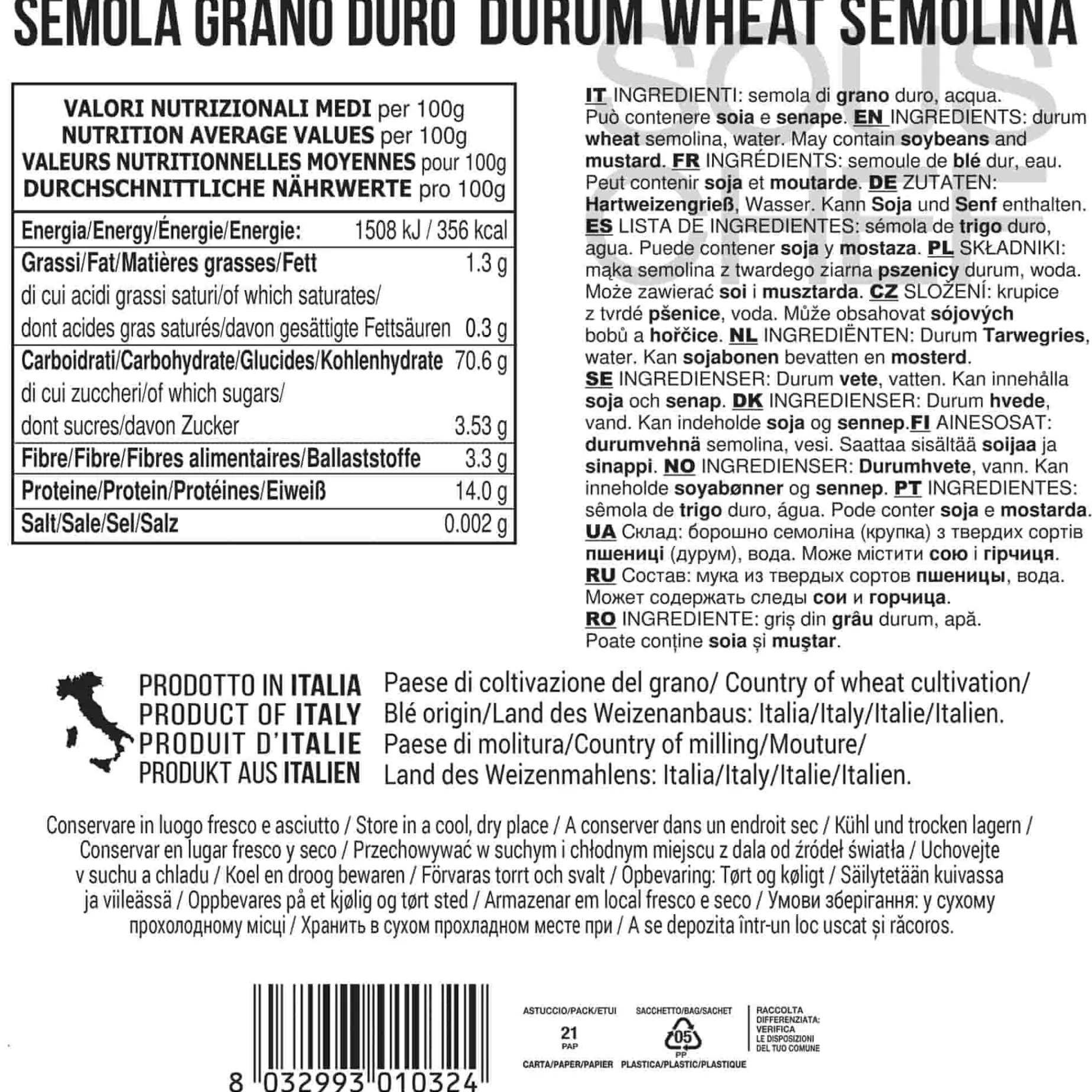 Filotea Ultra Spaghettoni Durum Wheat Semolina Pasta, 500g
