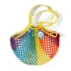 Filt String Bag in Rainbow