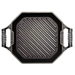 Finex Cast Iron Grill Pan with 2 Handles, 30cm (12inch)