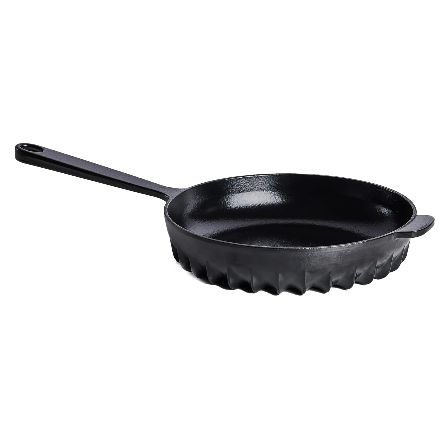 FIREUP Black Cast Iron Frying Pan, 26cm
