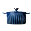 FIREUP Blue Cast Iron Dutch Oven, 26cm