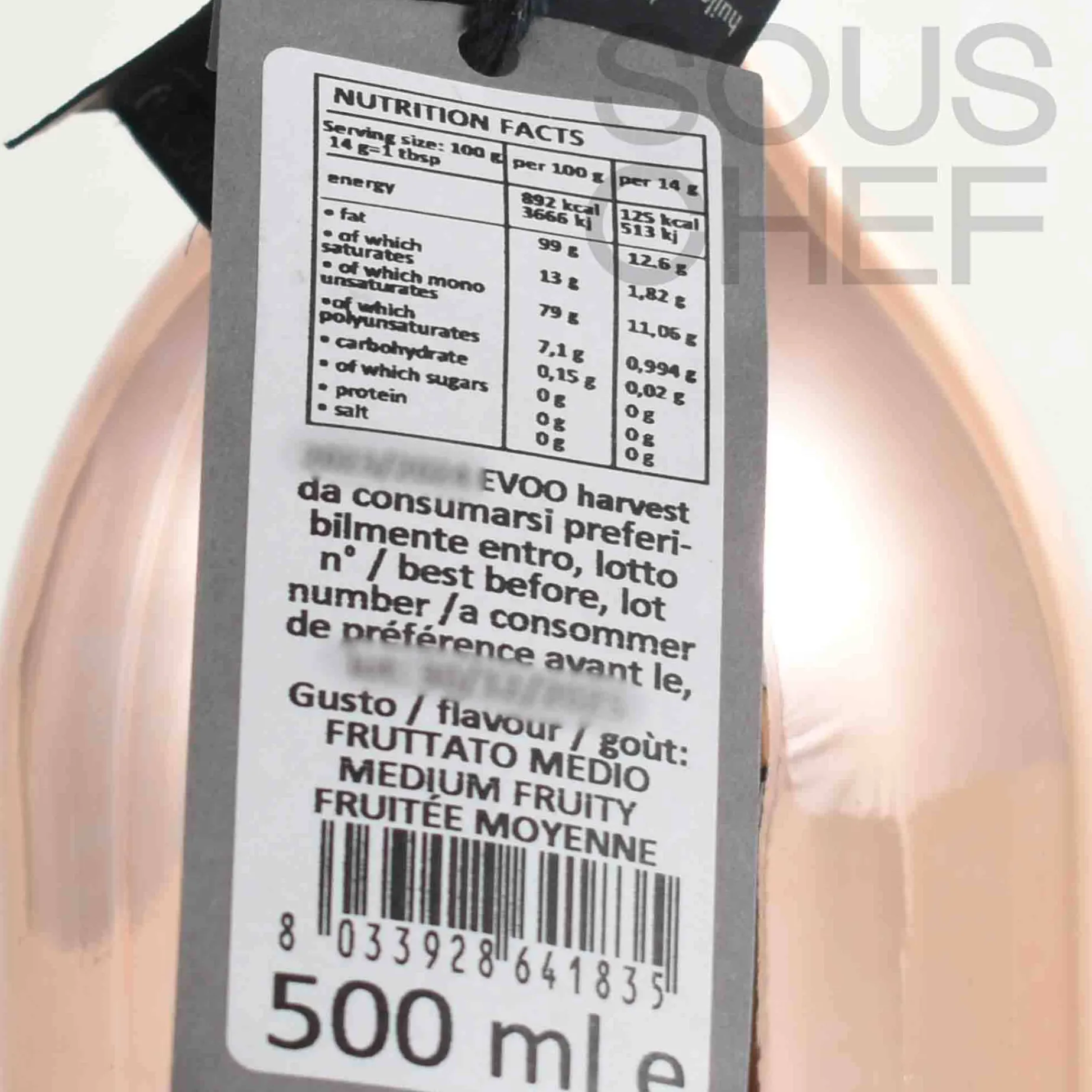 Frantoio Muraglia Rose Gold Medium Coratina Extra Virgin Olive Oil, 500ml