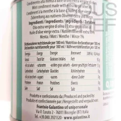 Galantino Puglian Mint Extra Virgin Olive Oil, 100ml