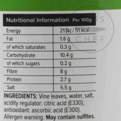 Gama Vine Leaves in Brine, 680g