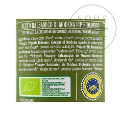 Giusti Organic 3 Gold Medal Balsamic Vinegar 12 Year Aged, 250ml