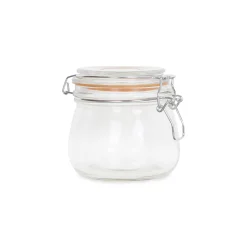 Glass Clip Top Preserving Jar