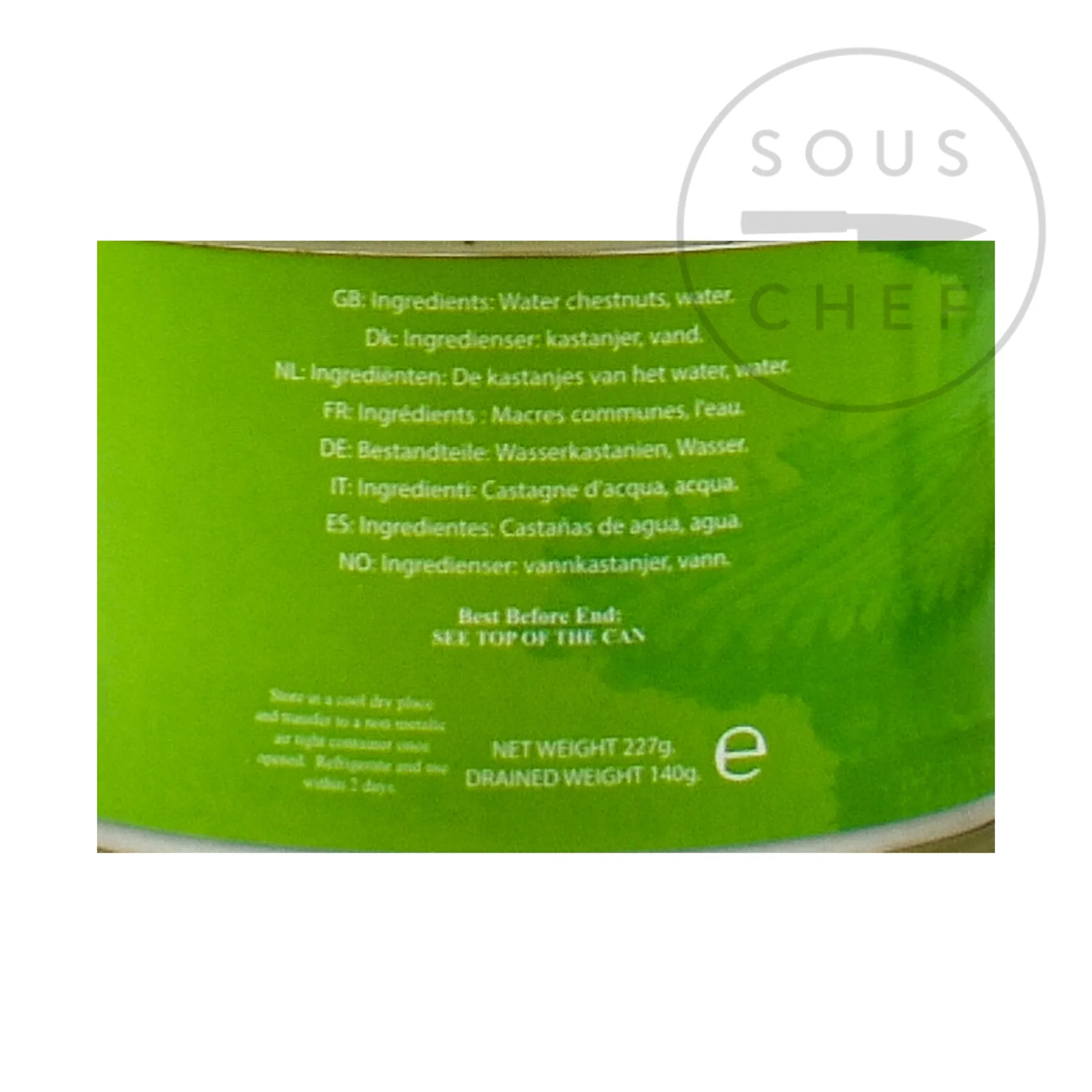 Golden Swan Whole Water Chestnuts, 227g