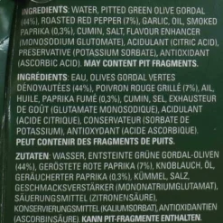 Gordal Olives with Roasted Pepper and Smoked Paprika, 580ml