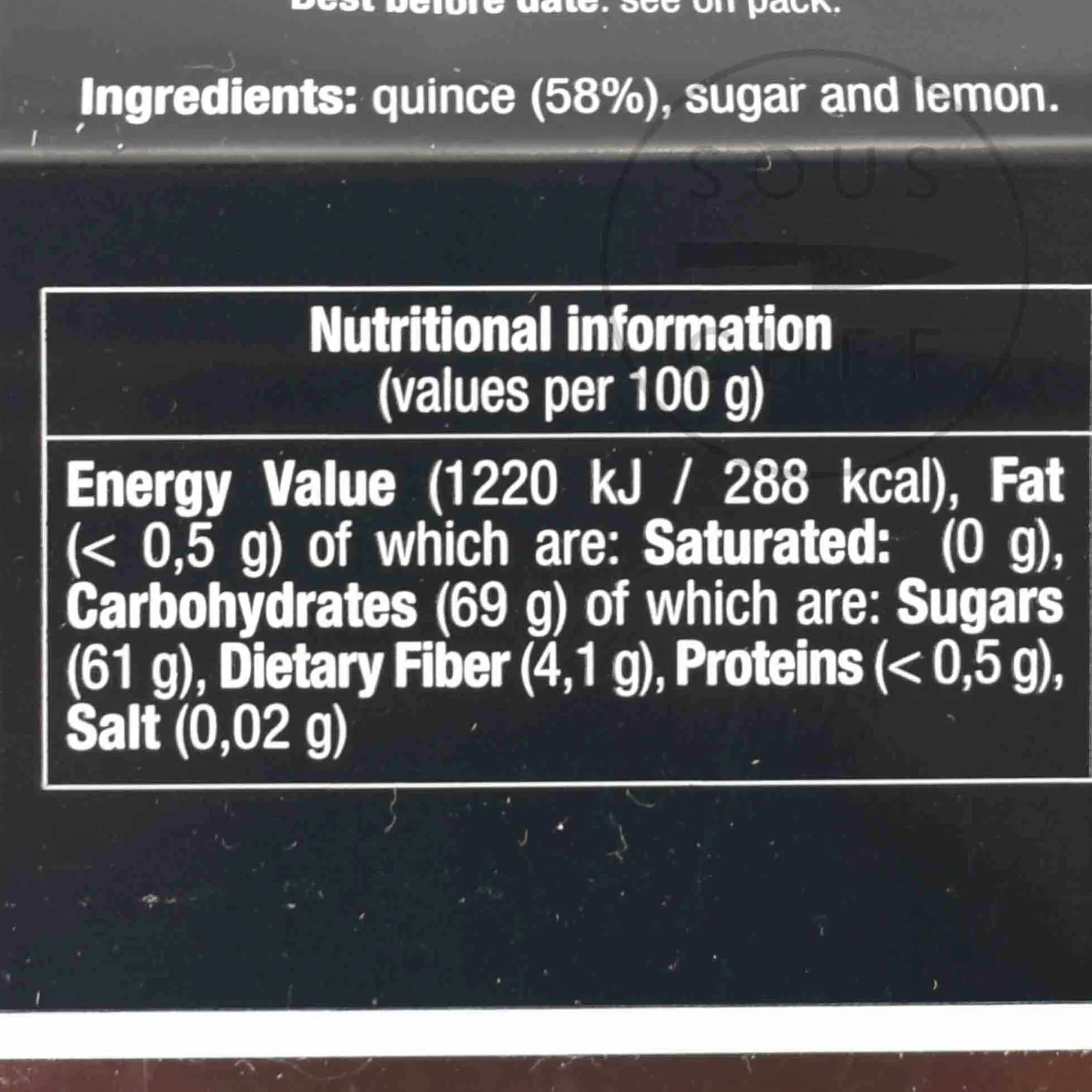 Gourmet Quince Paste, 240g