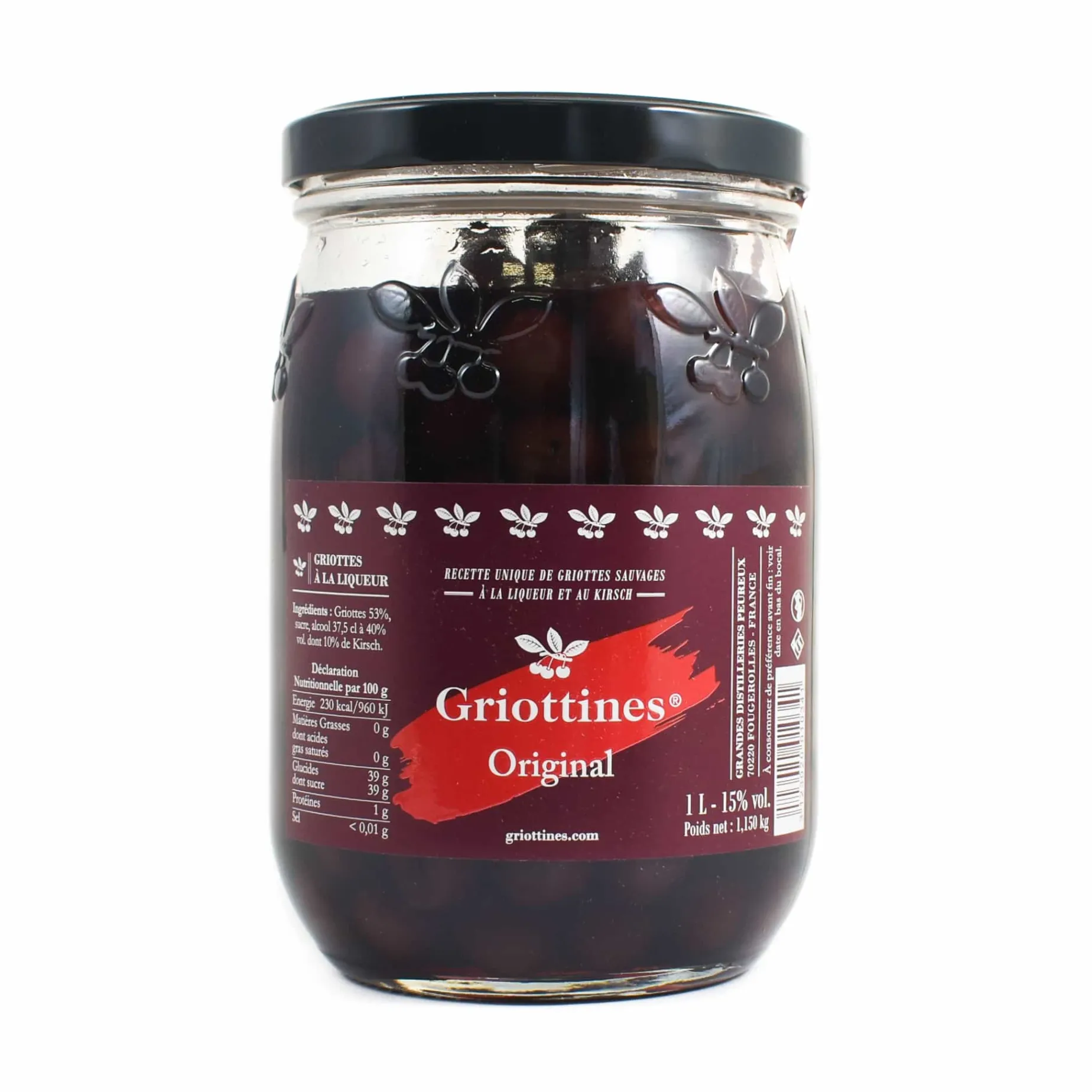 Griottines (15%), 1 litre