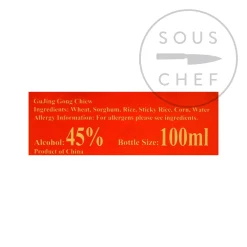Gujinggong Chiew Red Bottle Baijiu 45%, 100ml