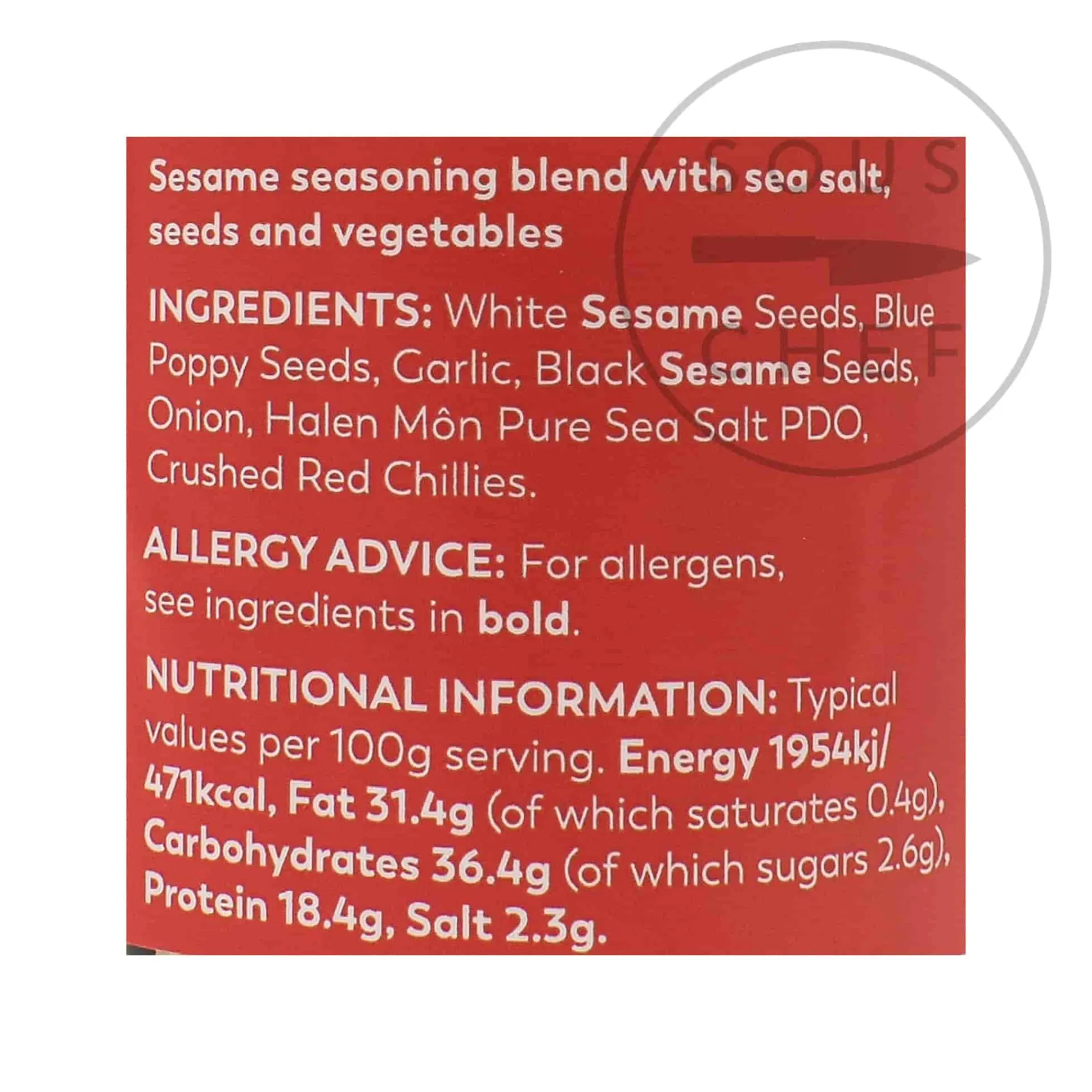 Halen Mon Popeth Seasoning (Everything Bagel!), 100g