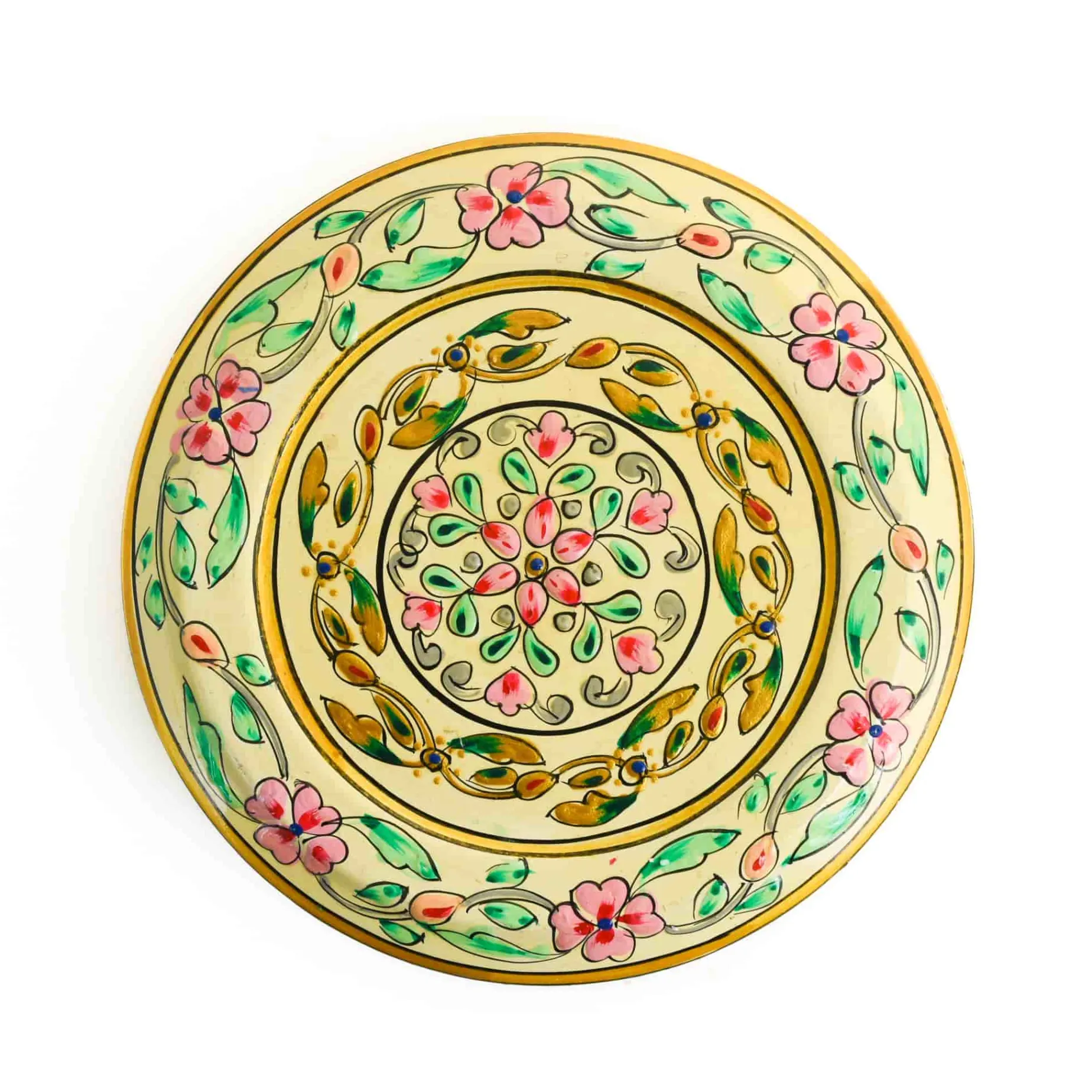 Hand Painted Single Tier White Tiffin Tin, 300ml