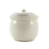 Handmade Stoneware Fermenting Crock in White 2 litre