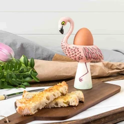 Hannah Turner Flamingo Egg Cup, 15cm