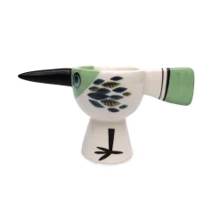 Hannah Turner Green Bird Egg Cup, 6cm